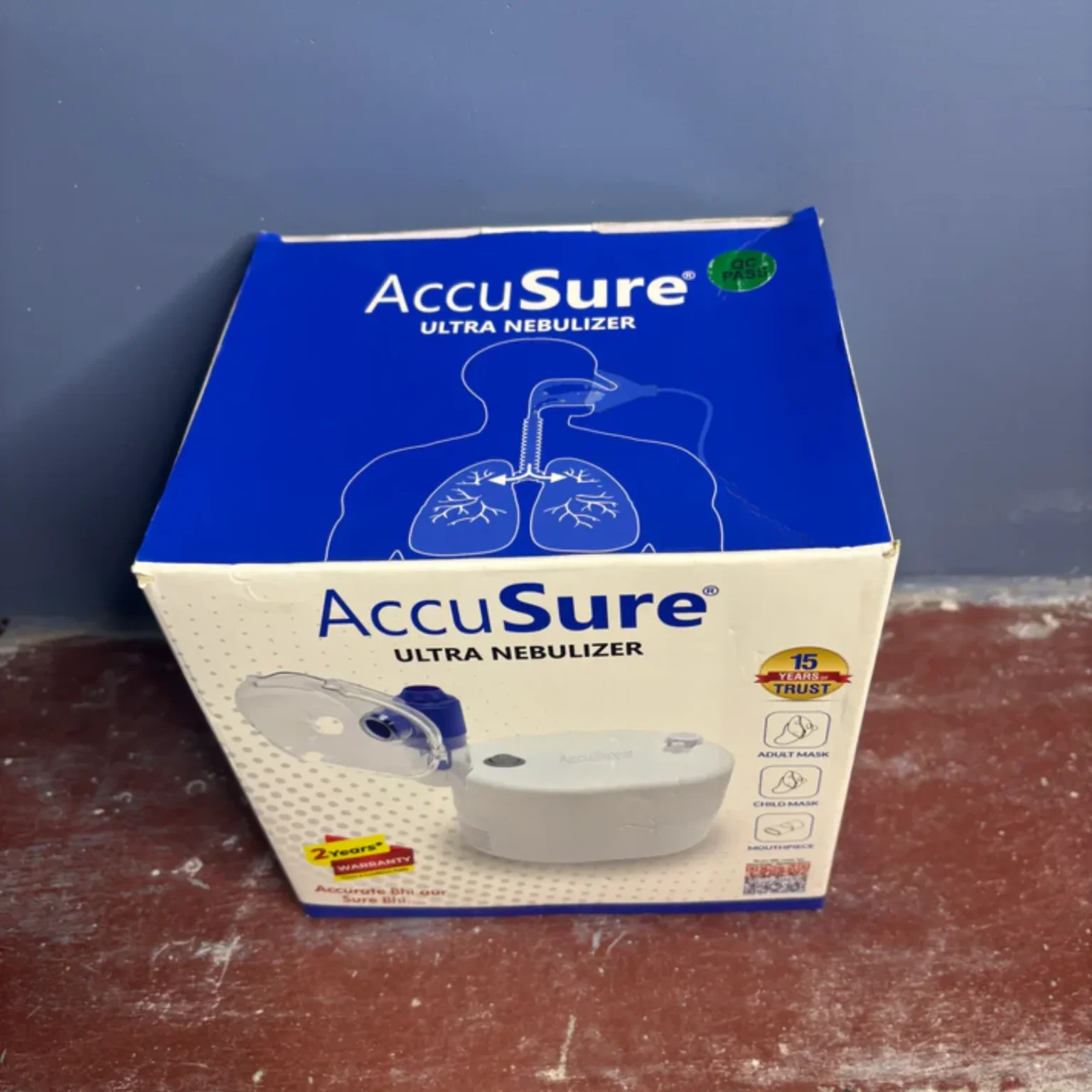 AccuSure Nebulizer – Portable & Quiet Compressor Nebulizer Machine AccuSure Nebulizer – Portable & Quiet Compressor Nebulizer Machine - Image 1
